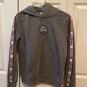 Gently worn gray Abercrombie kids hoodie
